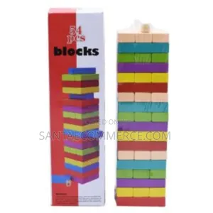 Colorful Wooden Stacking Tower