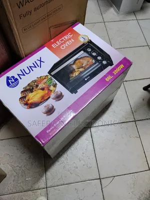 Nunix 60l Electric Rotisserie Oven – 4 Knobs | Free Delivery!"