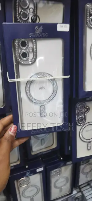 Bezes Glitter Bling Clear Magnetic Case for Samsung Galaxy A05 4g
