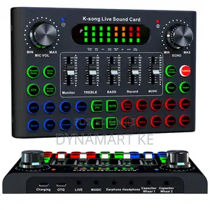 F007c Live Sound Card – Bluetooth Mixer With Real-Time Effects