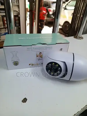 Smart Wifi Bulb Camera 360° Hd With Two-Way Audio