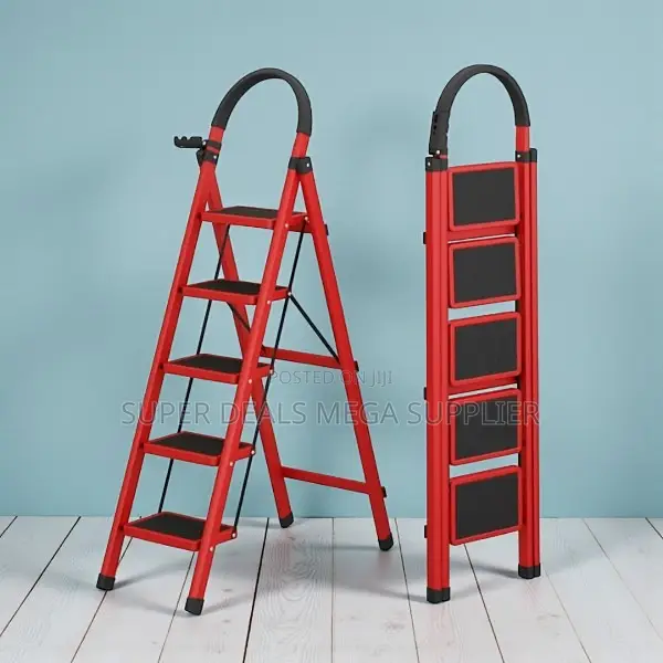 Light Weight Portable Compact Design Home Use 5 Step Ladder Stepladder