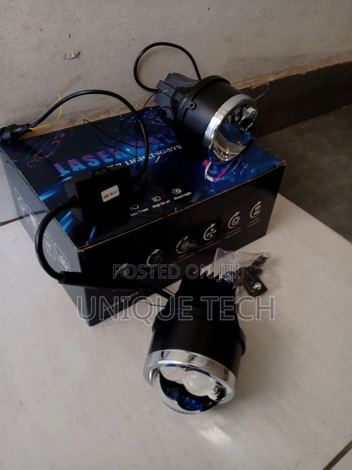 Universal 3-color Bi Led Fog Projector 3 Inch