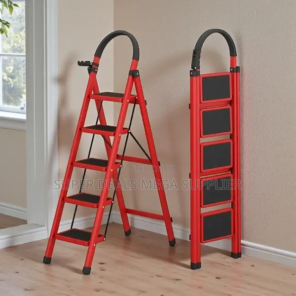 Non Slip Surface Stable Performance 5 Step Ladder Stepladder