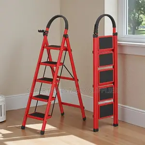 Compact Design Space Saving Home Use 5 Step Ladder Stepladder