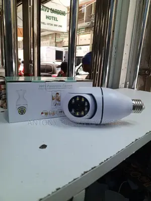 Smart Panorama Wifi Cctv Bulb Camera With App Control