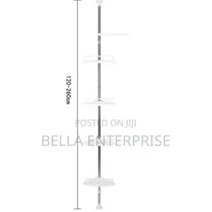 4-Tier Adjustable Corner Shower Rack