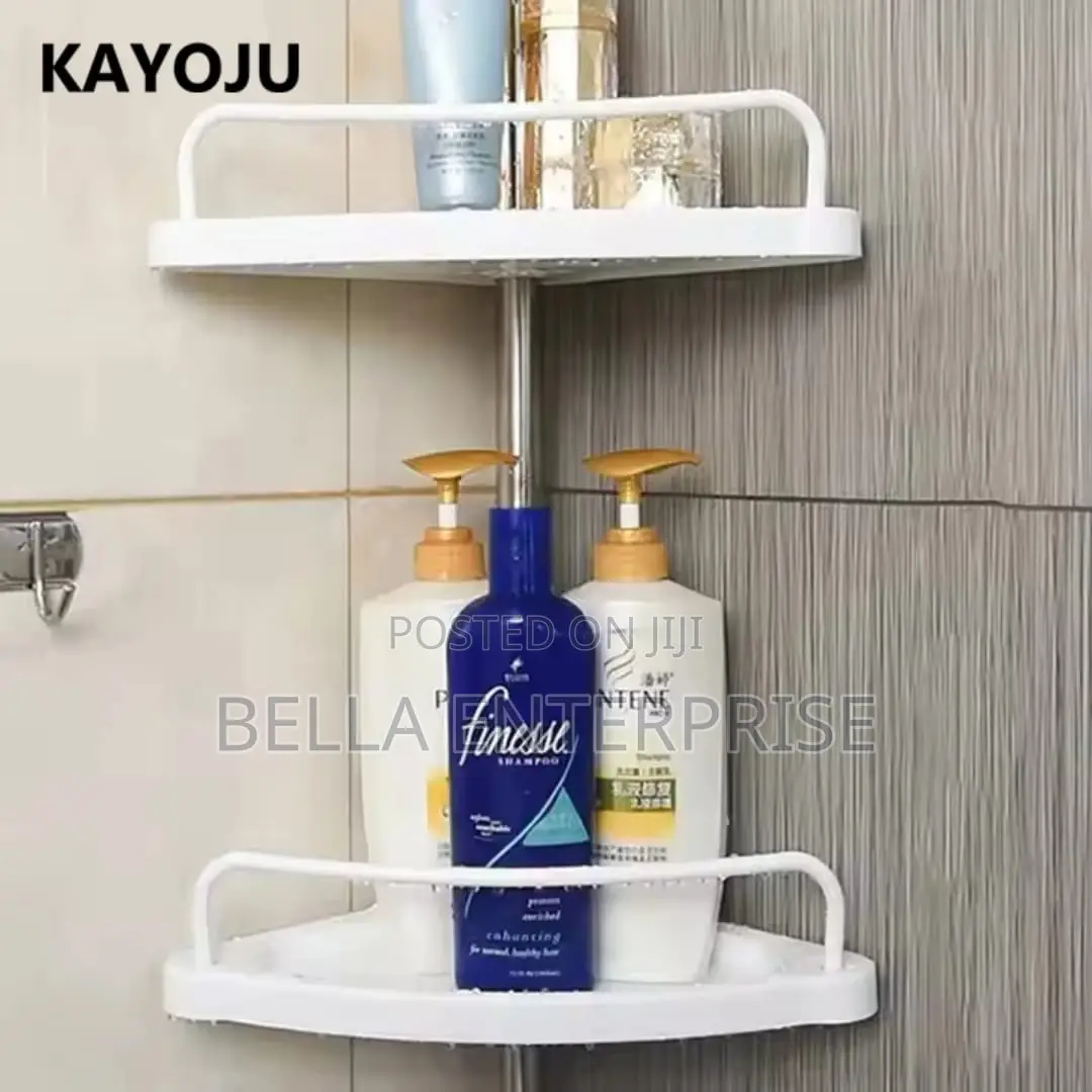 4-Tier Adjustable Corner Shower Rack