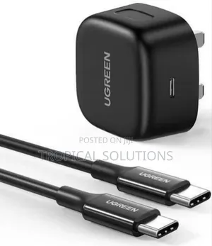 Ugreen Usb-C 25w Pd Charger With C - C 2m Cable Uk Black