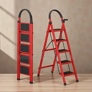 Home Use Folding Space Efficient 5 Step Ladder Stepladder