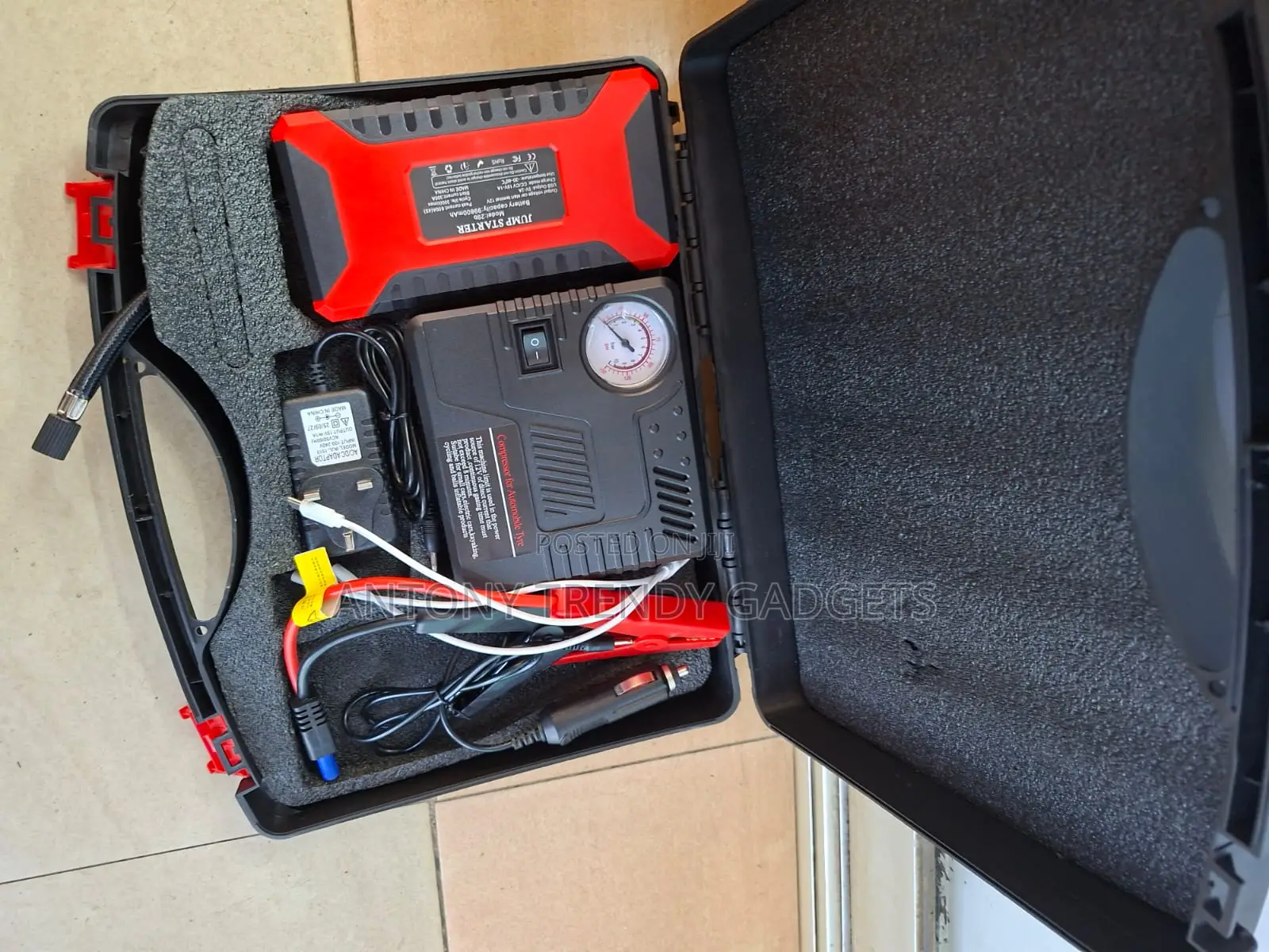 Portable Multi-function Car Jump Starter Kit