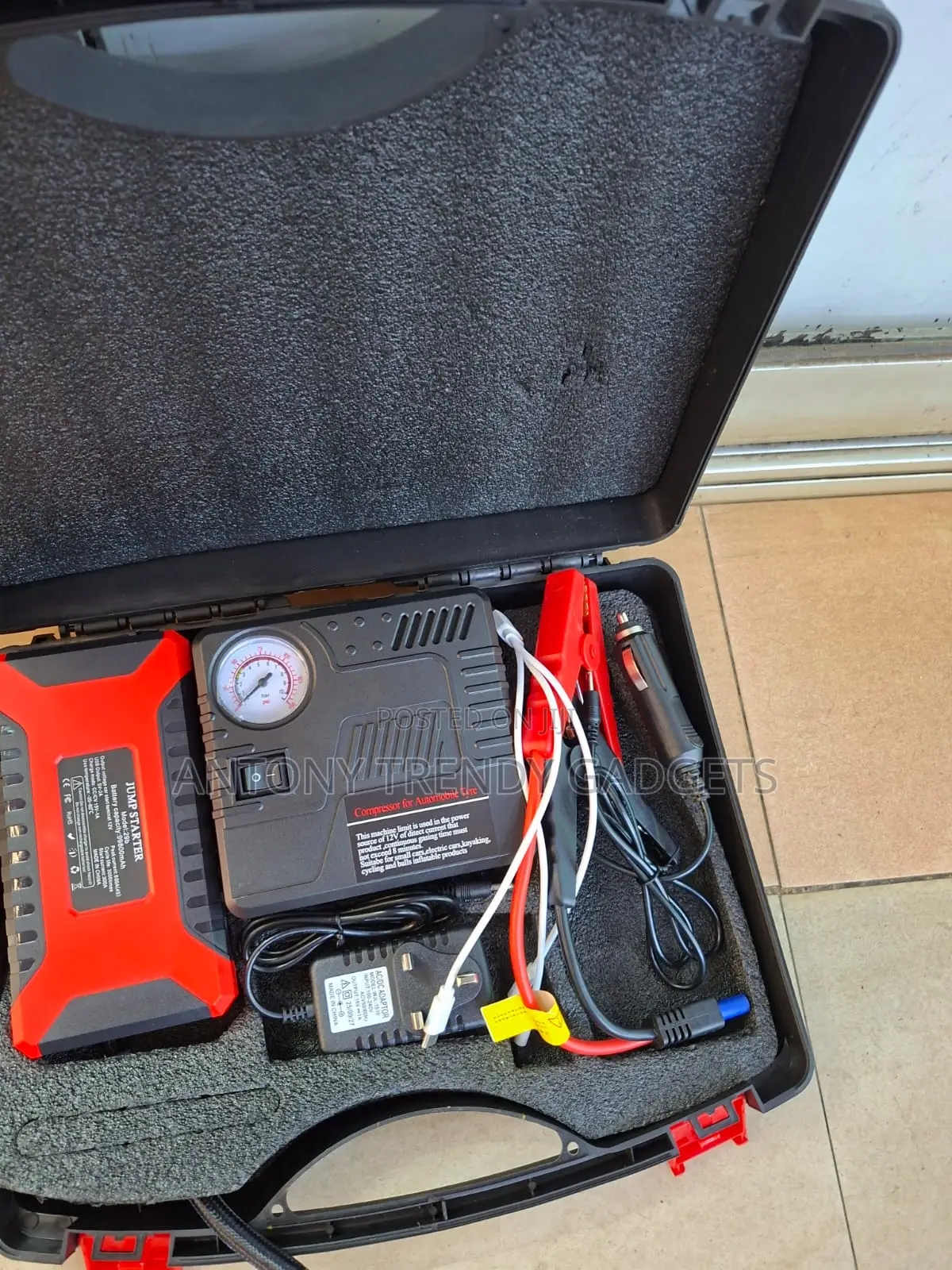 Portable Multi-function Car Jump Starter Kit