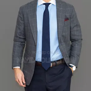 Grey Checked Blazer