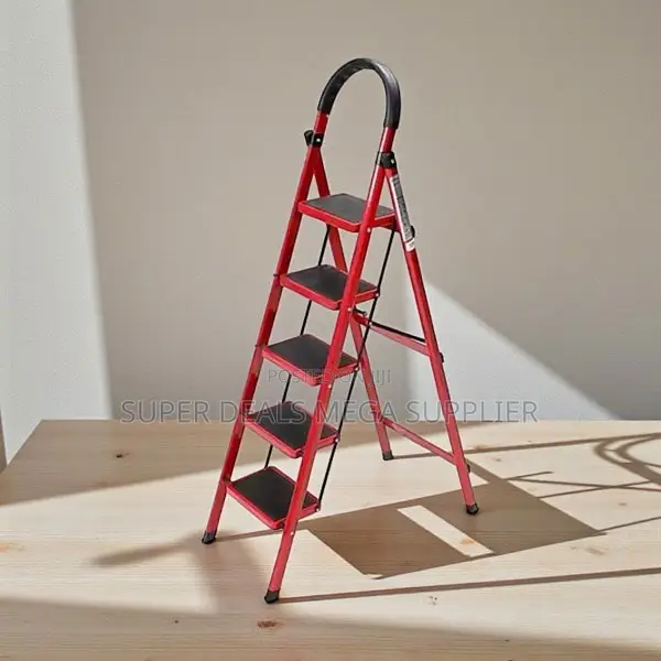 Heavy Duty Upto 150 KGS Support 5 Step Ladder Stepladder