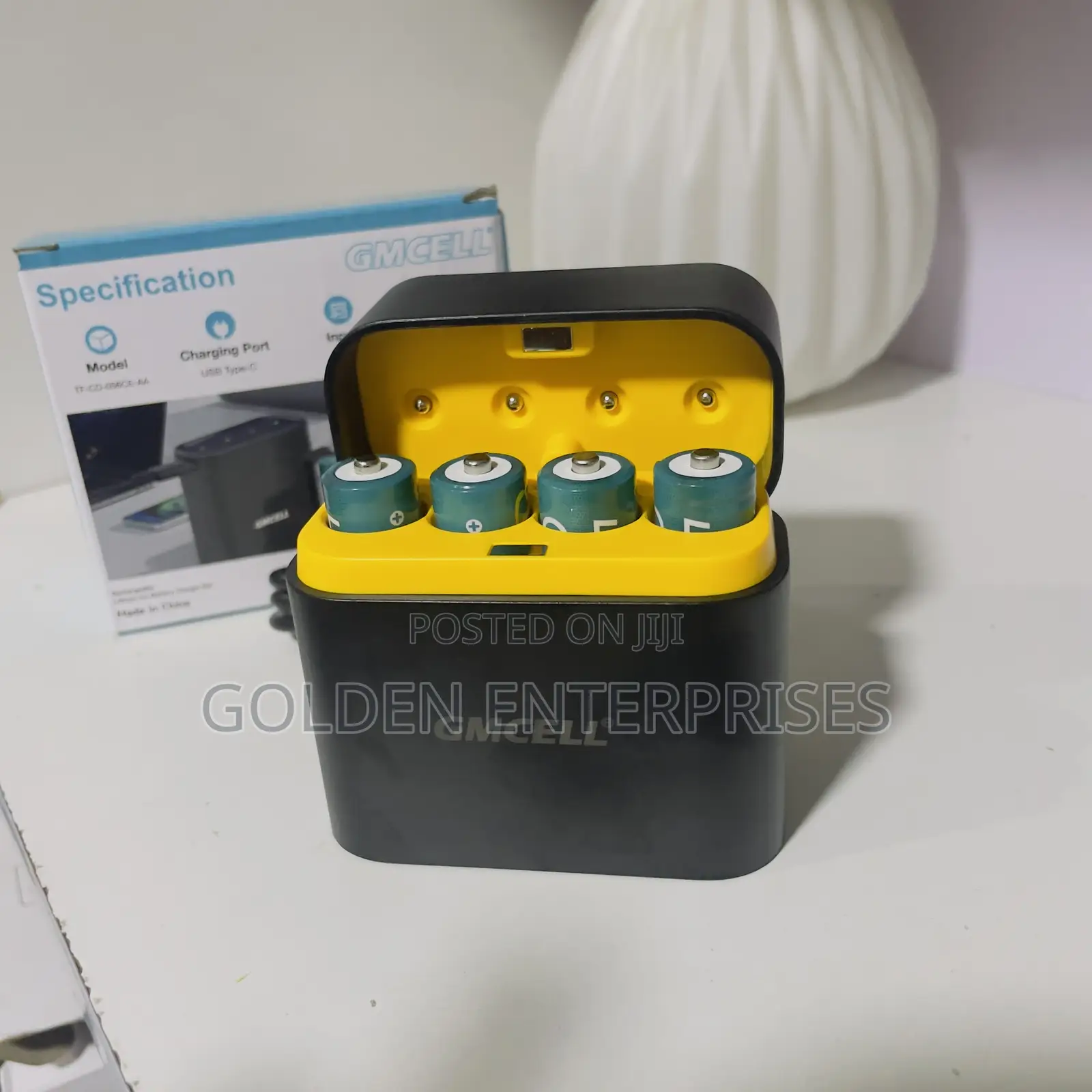 Gmcell Rechargeable Batteries Aa Plus Charge Ring Pod
