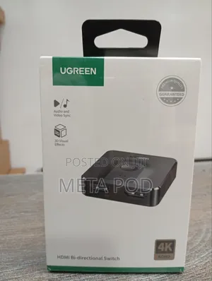 Ugreen Hdmi Switch 2 In1 Out Bi-Directional Hdmi Switcher