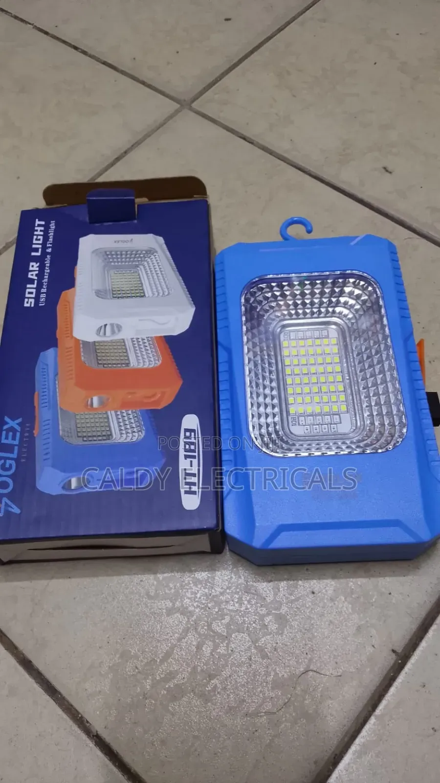 Glex Ht-189 Solar Rechargeable Emergency Light