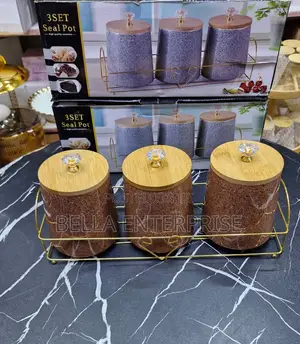 Available 3pcs Seasoning Set Condiment Jars Set