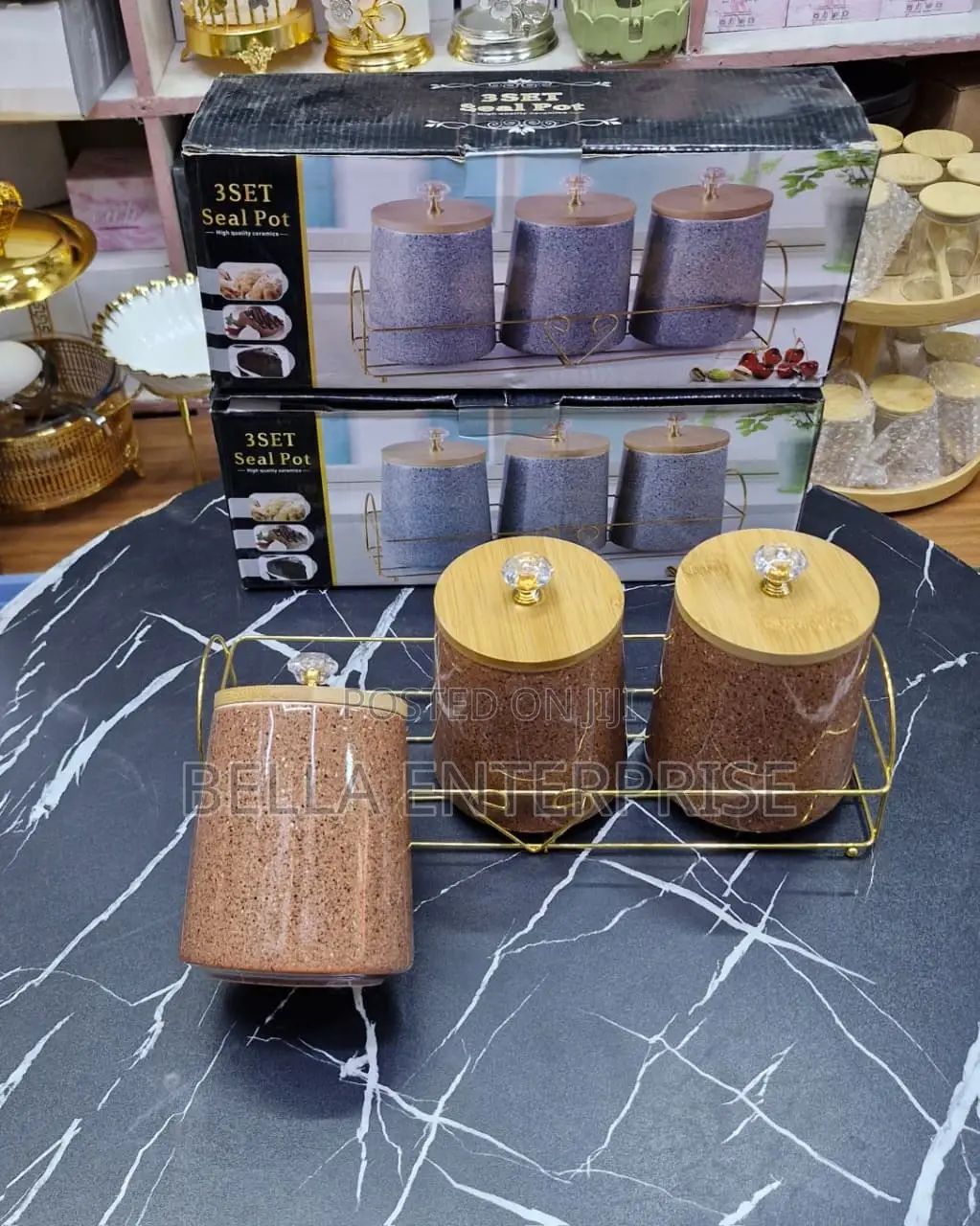 Available 3pcs Seasoning Set Condiment Jars Set