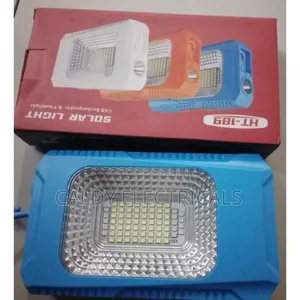 Quality Glex Ht-189 Solar Rechargeable Emergency Light Rx3