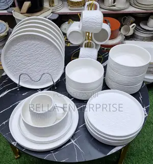 Available 24pcs Rock Glazed Ceramic Dinneer Set