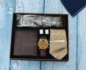 Brown Jesou Men's Gift Set Exquisite Men’S Valentine Gift Set