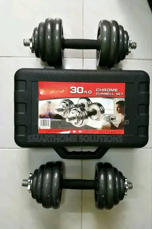 30kg Dumbbell Set With Connector Carrier Case