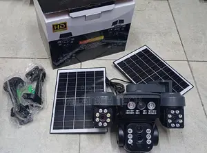 4g Solar Triple Lens PTZ Camera With Pir Detection