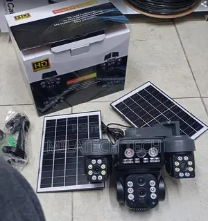 4g Triple Lens Solar PTZ Camera 4g Lte (Gl