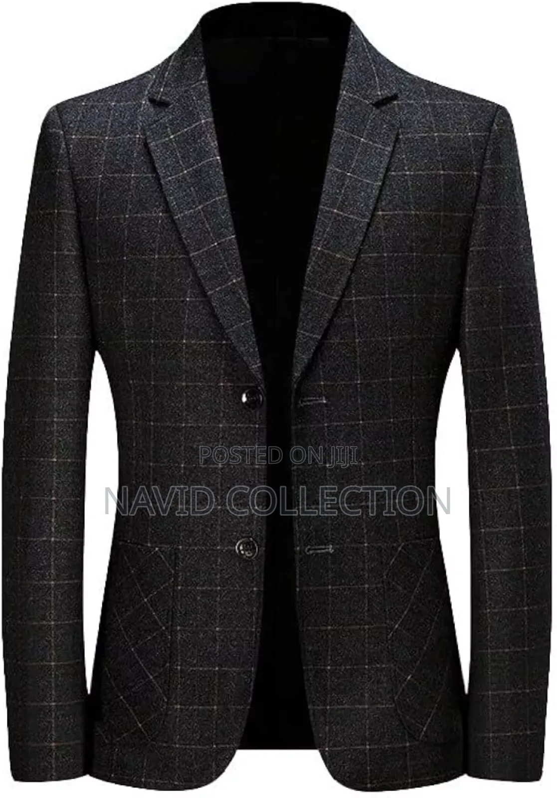 Dark Blue/Black Checked Blazers