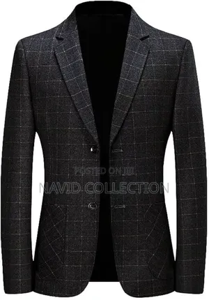 Dark Blue/Black Checked Blazers
