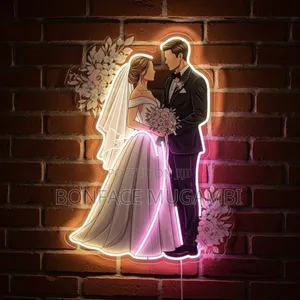 Wedding Decorations Signages and Lit Signs.