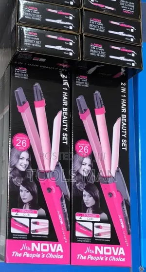 Nova 2 in 1 Hair Beauty Set (Model: NHC-1818sc)
