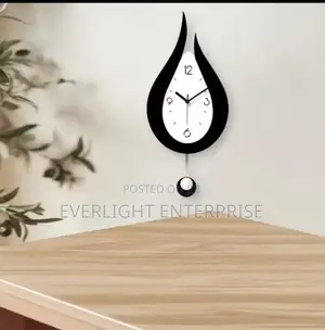 U Shaped Wall Clock