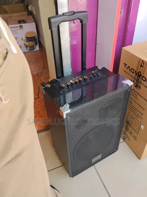 Tagwood 10" Trolley Speaker - Bluetooth 5.0, Mic Input, Led