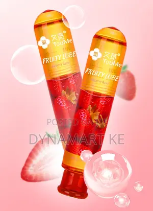 Youme 80ml Strawberry Sex Lube Water Based Lubricant – Ph-Balanced