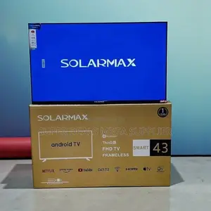 Solarmax 43 Inch Qled Smart Android Frameless Tv Crisp Picture