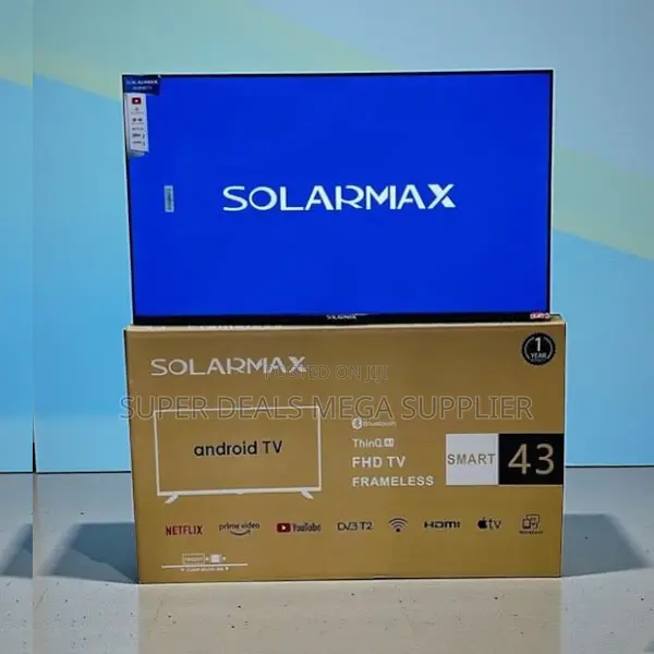 Solarmax 43 Inch Qled Smart Android Tv Digital Inbuilt Decoder