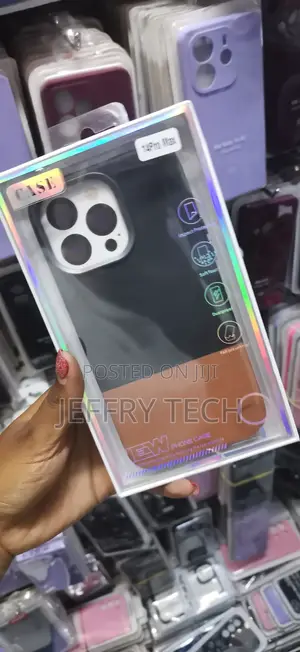Lamare Pu Leather Flexible Back Case Designed for iPhone 14 Pro Max