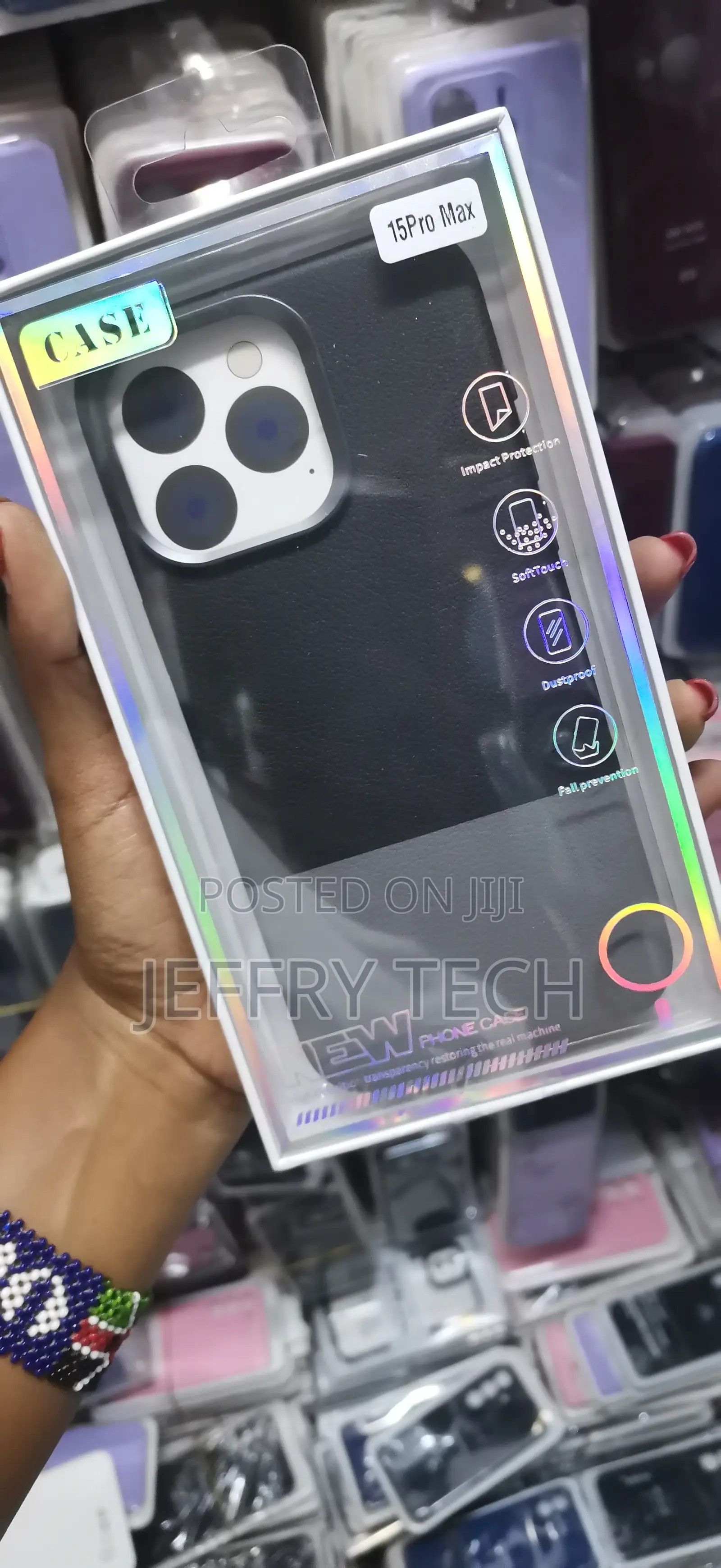 Saddle iPhone 15 Pro Max Leather Shell Back Cover Case