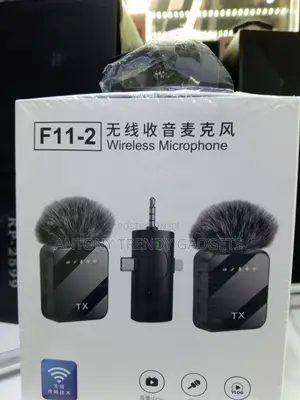 F11-2 Dual Noise Cancel Lavalier Mic for Live Streaming