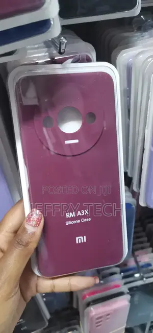 Pivox Xiaomi Redmi A3x 4g, Silicone Case With Silicone Lanyard