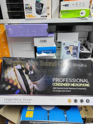 Bm800 V8 Professional Condenser Microphone With Live Sound Card
