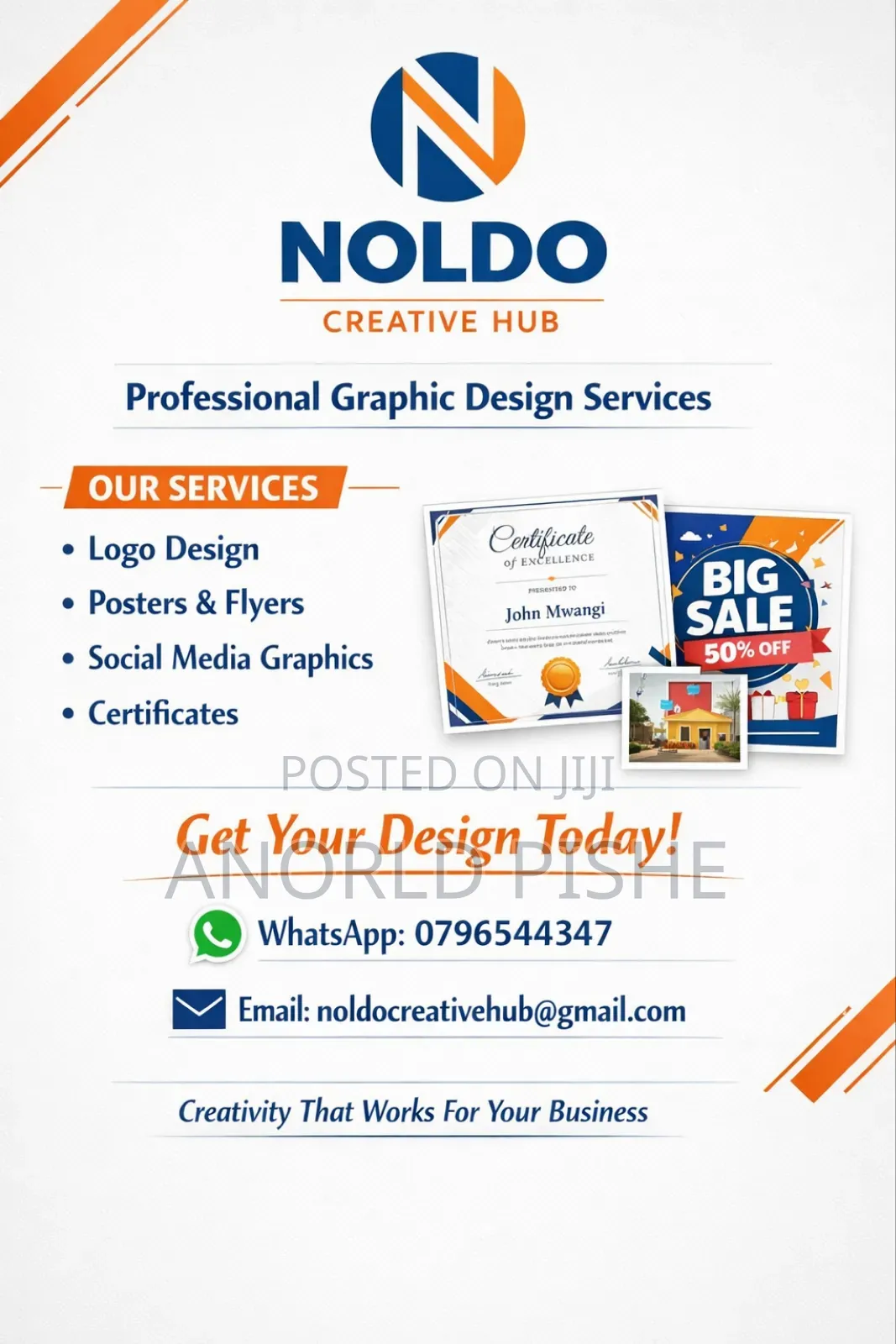 Poster, Flyer Certificate Design – Fast Delivery