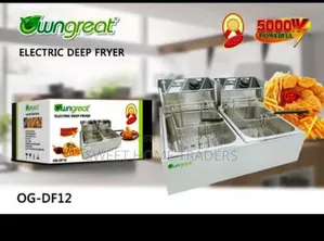 Owngreat 12litre Double Deep Fryer* 5000waats
