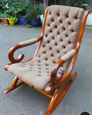 Upholstered Rocking Chairs Mahogany
