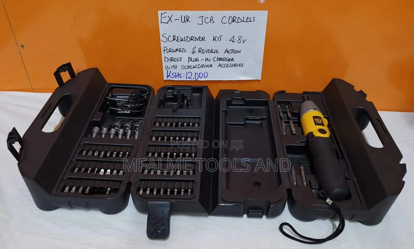 JCB Cordless Screwdriver Kit