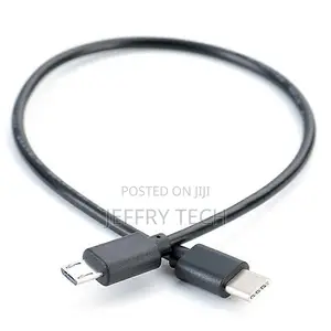 Usb Type C Male to Micro Usb 5 Pin B Male Plug Converter Otg Adapter L