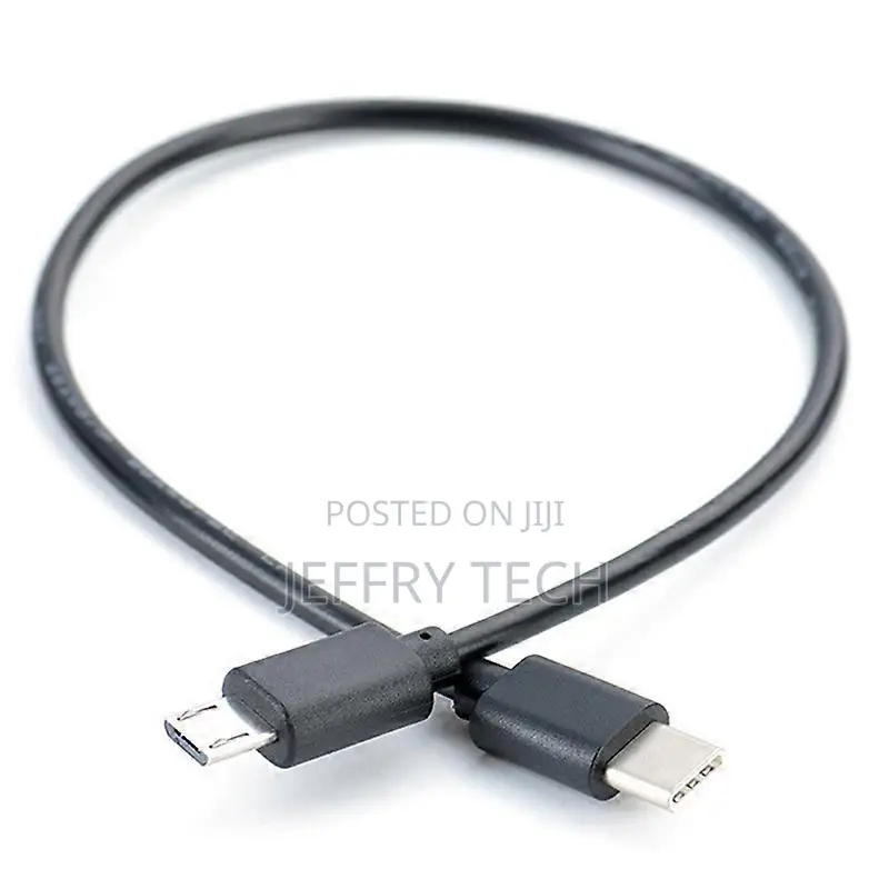 Usb Type C Male to Micro Usb 5 Pin B Male Plug Converter Otg Adapter L