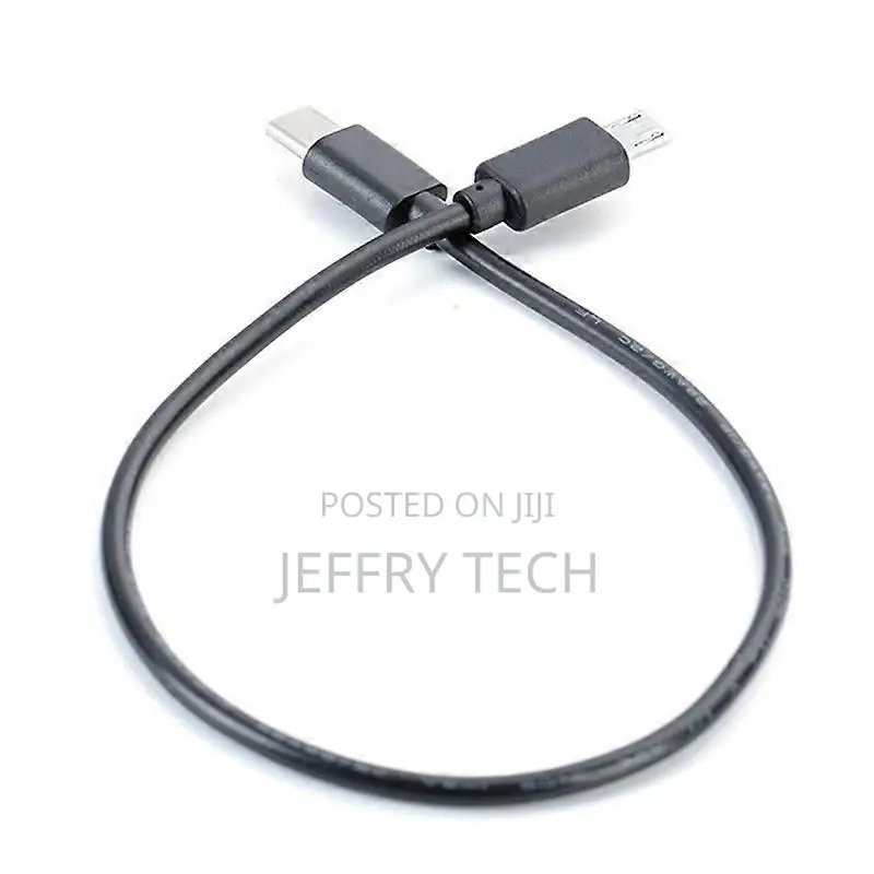 Usb Type C Male to Micro Usb 5 Pin B Male Plug Converter Otg Adapter L